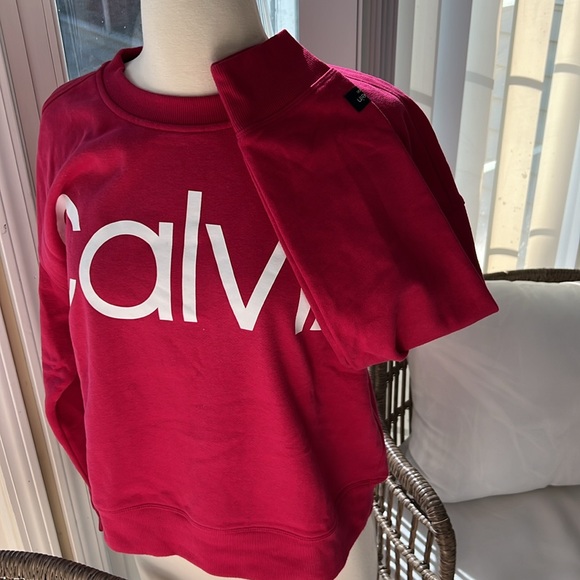 Calvin Klein sweater Fushia color size small - Picture 4 of 4